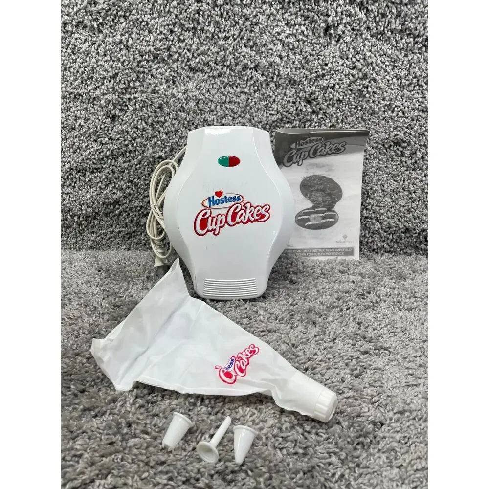 Hostess Mini Cupcakes Maker With Pastry Bag And Recipe Booklet